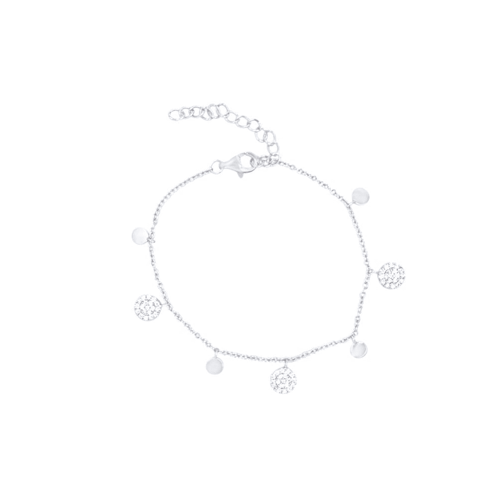 Sterling Silver Cubic Zirconia Bracelet Bevilles Jewellers 