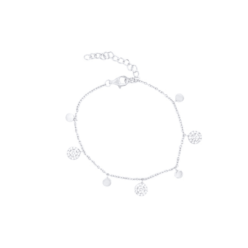 Sterling Silver Cubic Zirconia Bracelet Bevilles Jewellers 