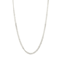 70cm 2mm Width Tight Curb Chain Necklace in Sterling Silver Necklaces Bevilles 