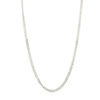 80cm 2mm Width Tight Curb Chain Necklace in Sterling Silver Necklaces Bevilles 
