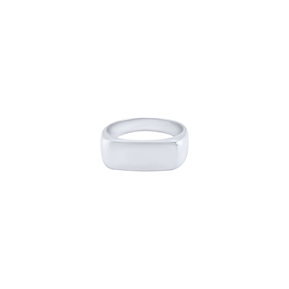 Rectangle Signet Ring in Sterling Silver Rings Bevilles 