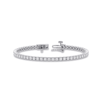 18cm Tennis Bracelet with 1.50tw of Diamonds in 9kt White Gold Bracelets Bevilles 