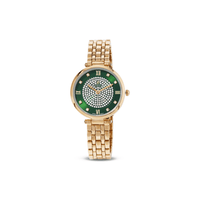 Roberto Carati Charli Crystal Set Gold Tone Watch Watches Roberto Carati 
