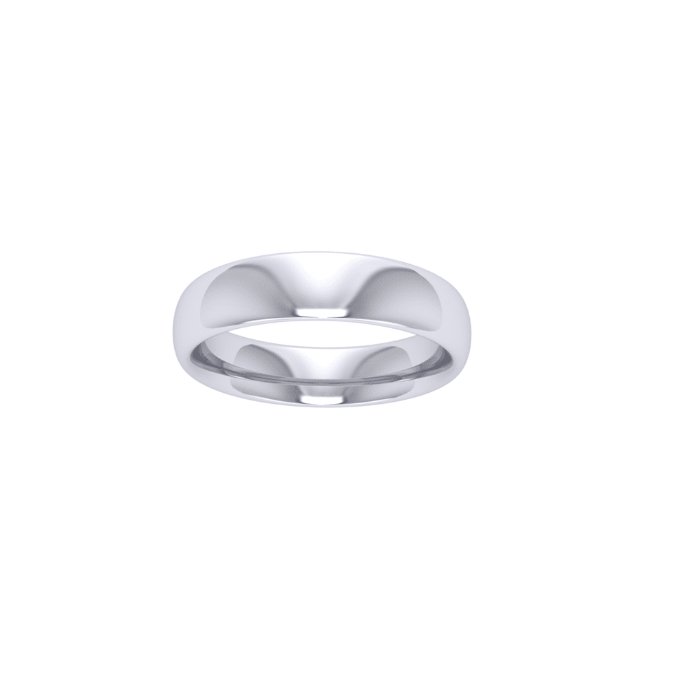 Men's Round Edge Ring in Sterling Silver Rings Bevilles 