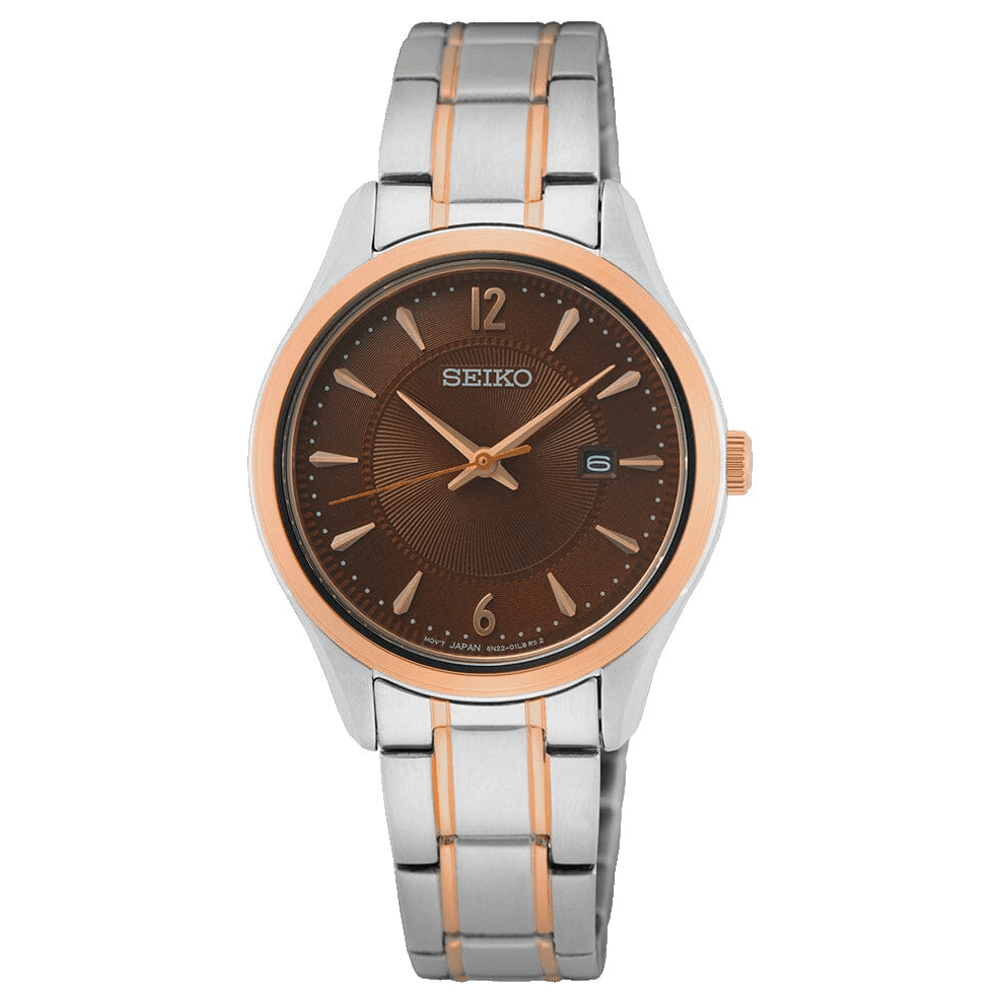 Seiko Daywear Two Tone Women's Watch SUR476P Watches Seiko 