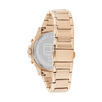 Tommy Hilfiger Haven Ionic Plated Carnation Gold Steel Light Grey Dial Women's Watch 1782624 Watches Tommy Hilfiger 