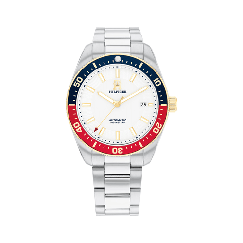 Tommy Hilfiger Th85 Stainless Steel White Dial Men's Watch 1710551 Watches Tommy Hilfiger 