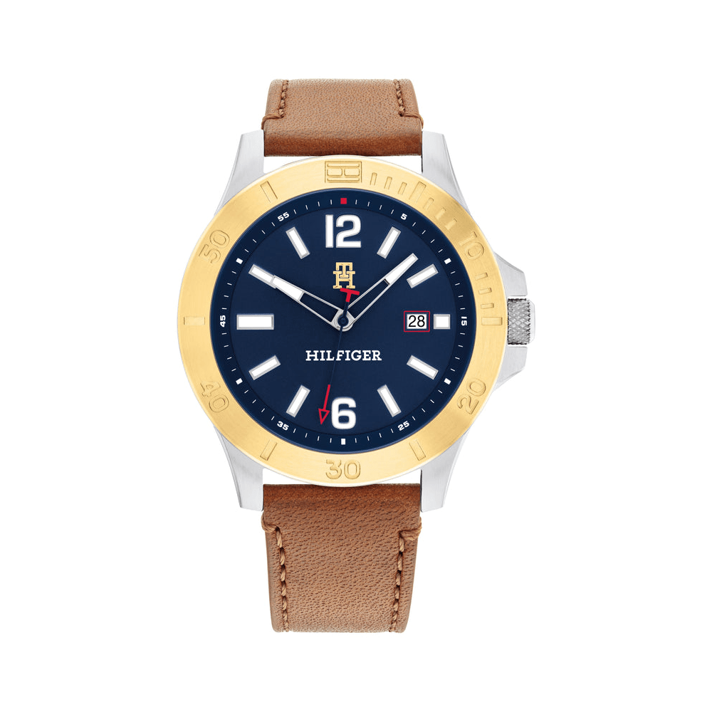 Tommy Hilfiger Ryan Brown and Gold Men's Watch Watches Tommy Hilfiger 