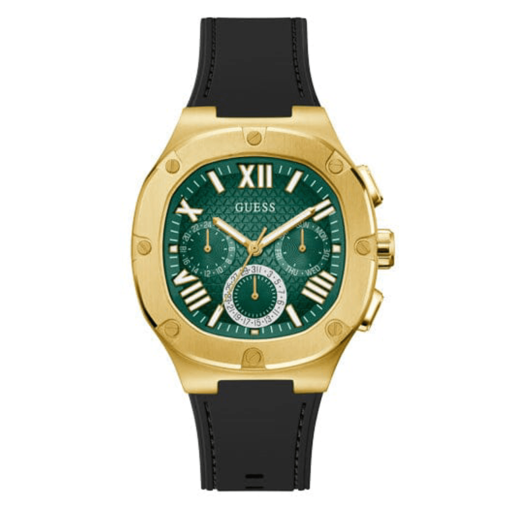 Guess Headline Green and Gold Men's Watch GW0571G3 Watches Guess 