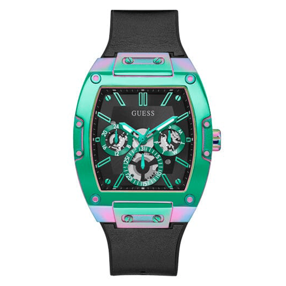 Guess Phoenix Green and Black Watch GW0202G5 Watches Guess 