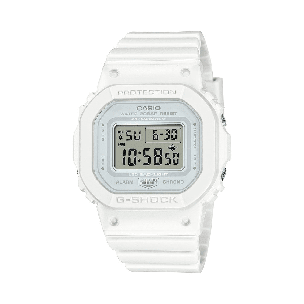 Casio G-Shock S Series White Digital Watch GMDS5600BA-7D Watches Casio G Shock 