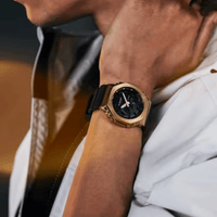 Casio G Shock Men's Black and Gold Watch GM-2100G-1A9 Watches Casio 