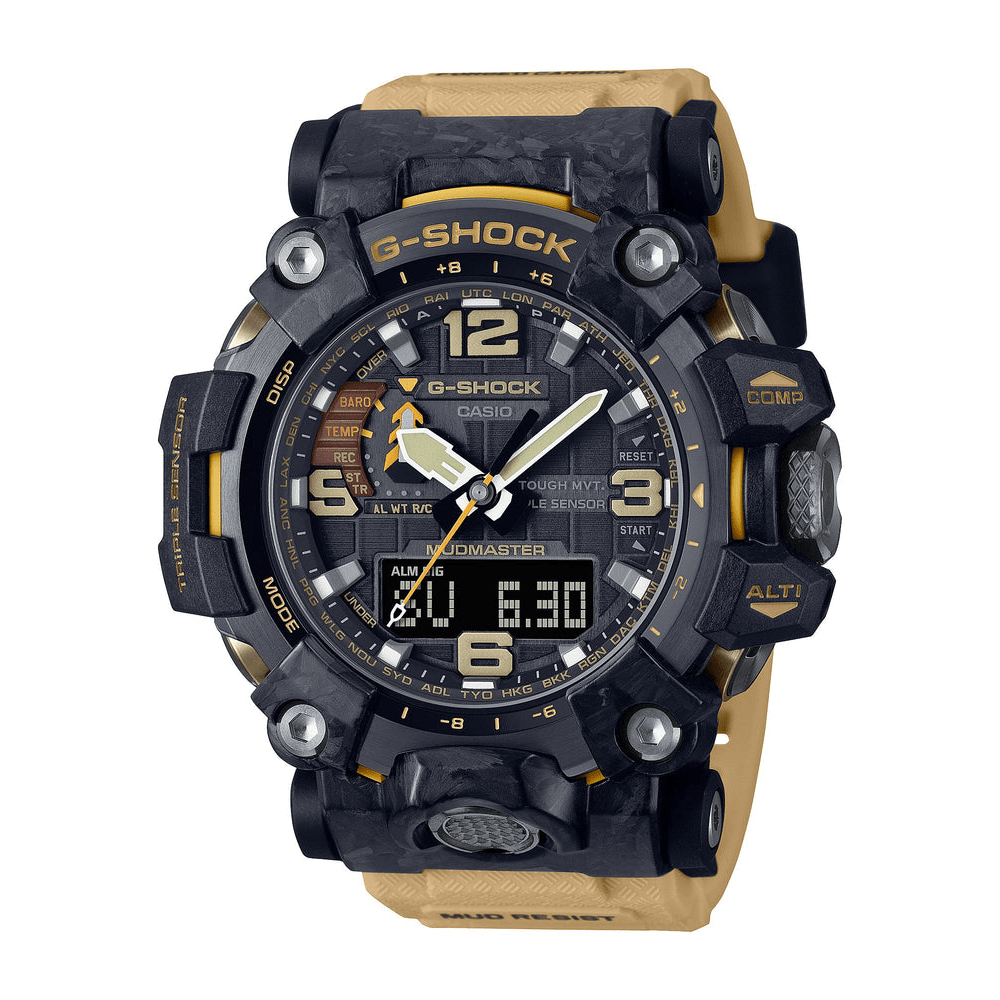 Casio Mudmaster Black and Brown Watch GWG-2000-1A5 Watches Casio 