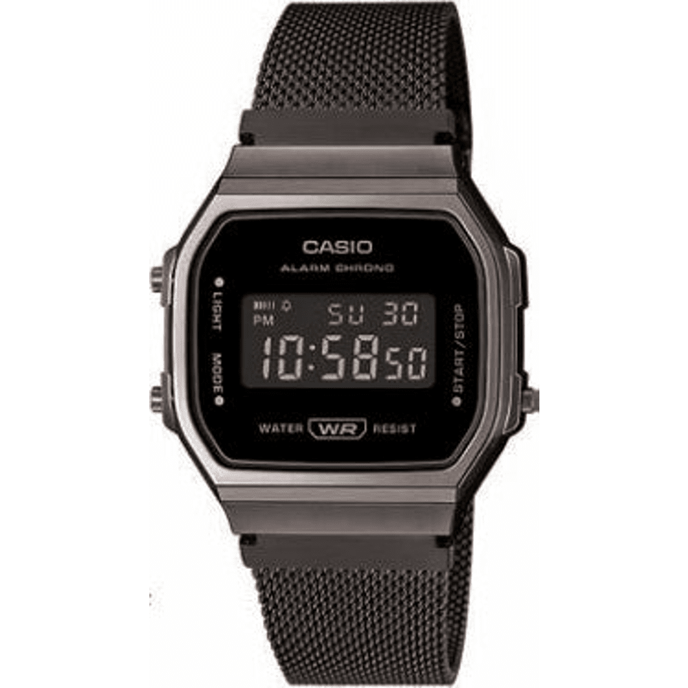 Casio Vintage Black Watch A168WEMB-1B Watches Casio 