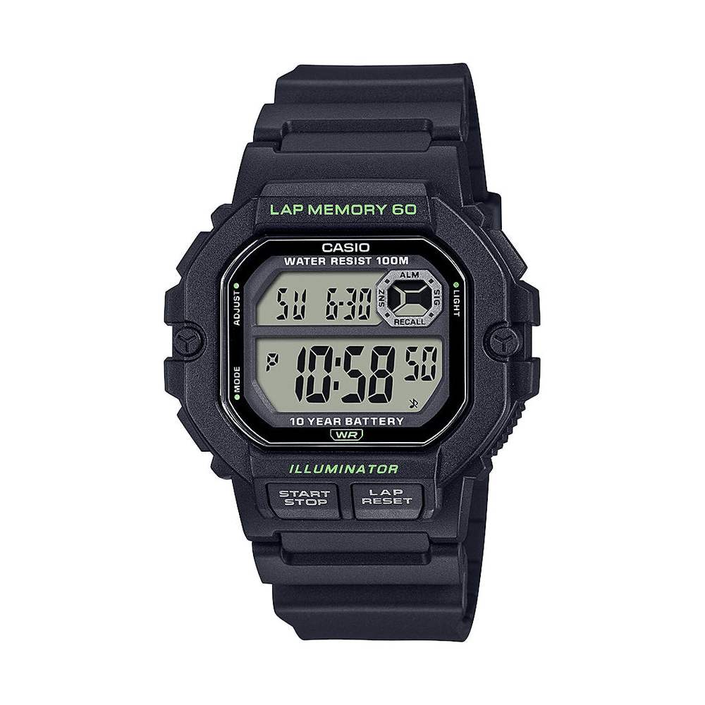 Casio Black Watch WS-1400H-1AV Watches Casio 