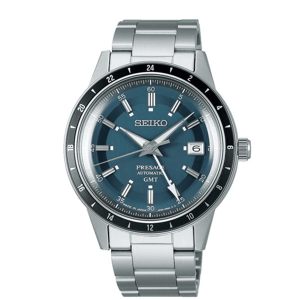 Seiko Presage SSK009J Blue and Silver Men's Watch Watches Seiko 