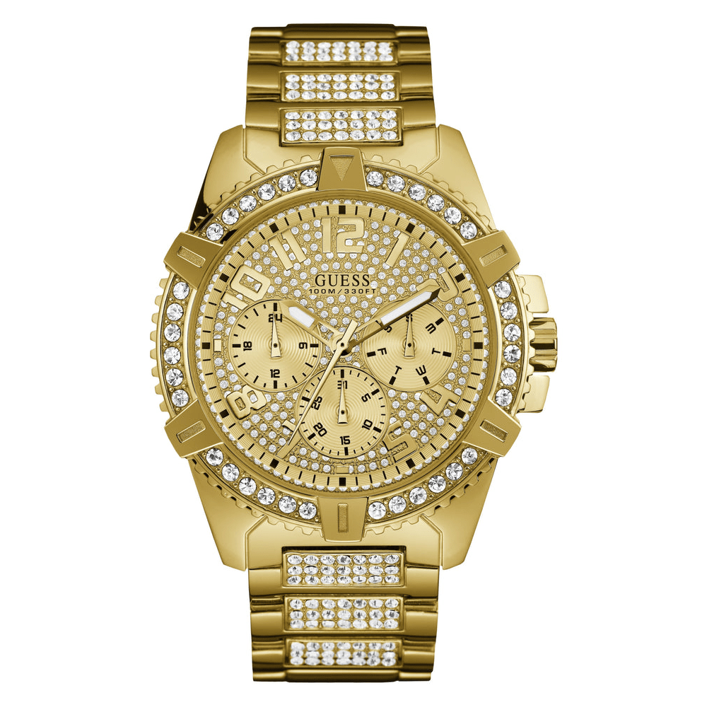 Guess Frontier Crystal Gold Watch W0799G2 Watches Guess 