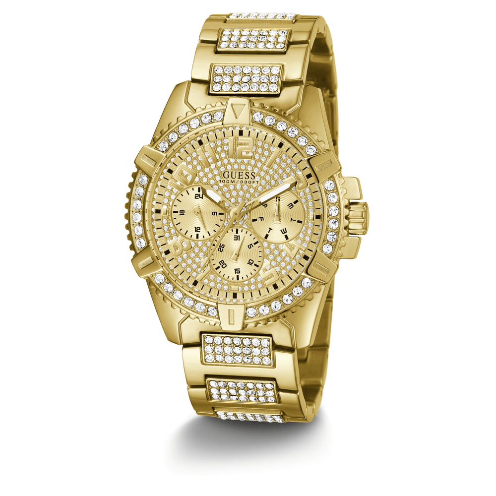 Guess Frontier Crystal Gold Watch W0799G2 Watches Guess 