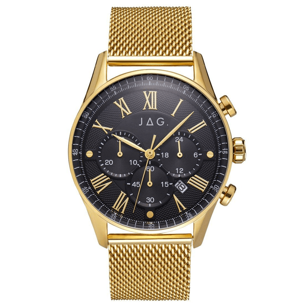 jag-lachlan-black-gold-multi-dial-mens-watch-j2277a Watches Jag 