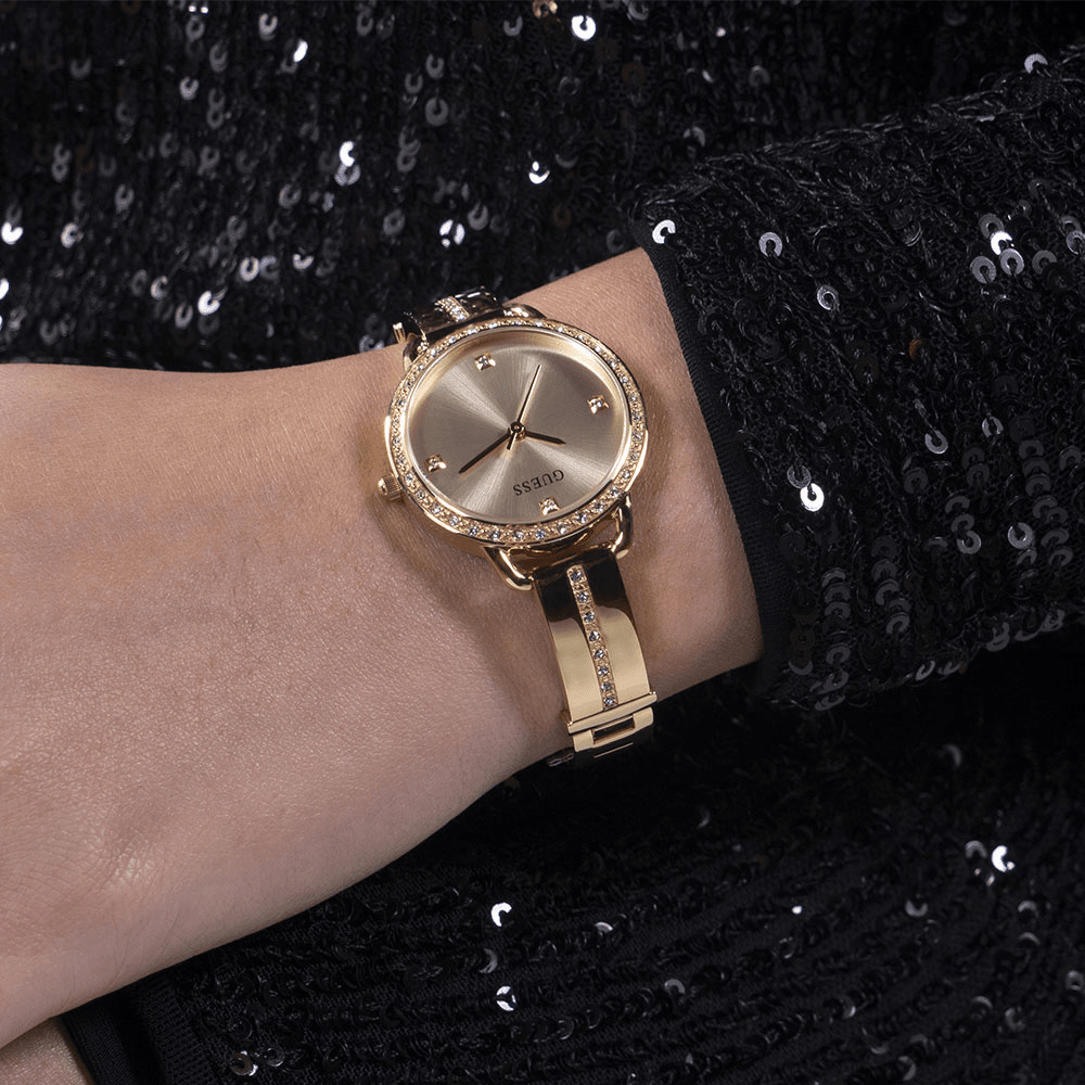Guess Bellini Gold Tone Stainless Steel Watch GW0022L2 Watches Guess 