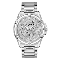 Guess King Silver Men's Watch GW0497G1 Watches Guess 