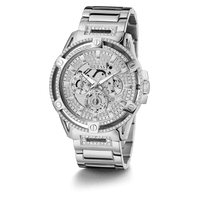 Guess King Silver Men's Watch GW0497G1 Watches Guess 