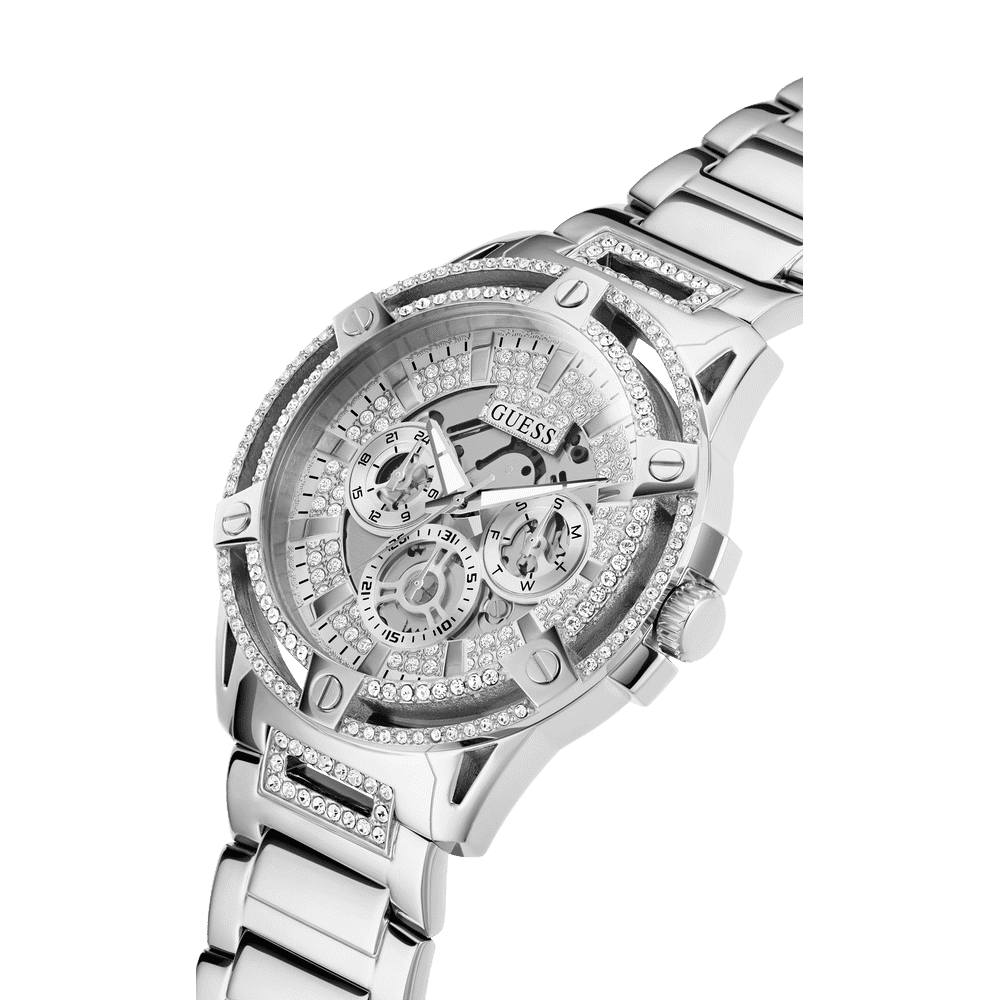 Guess King Silver Men's Watch GW0497G1 Watches Guess 