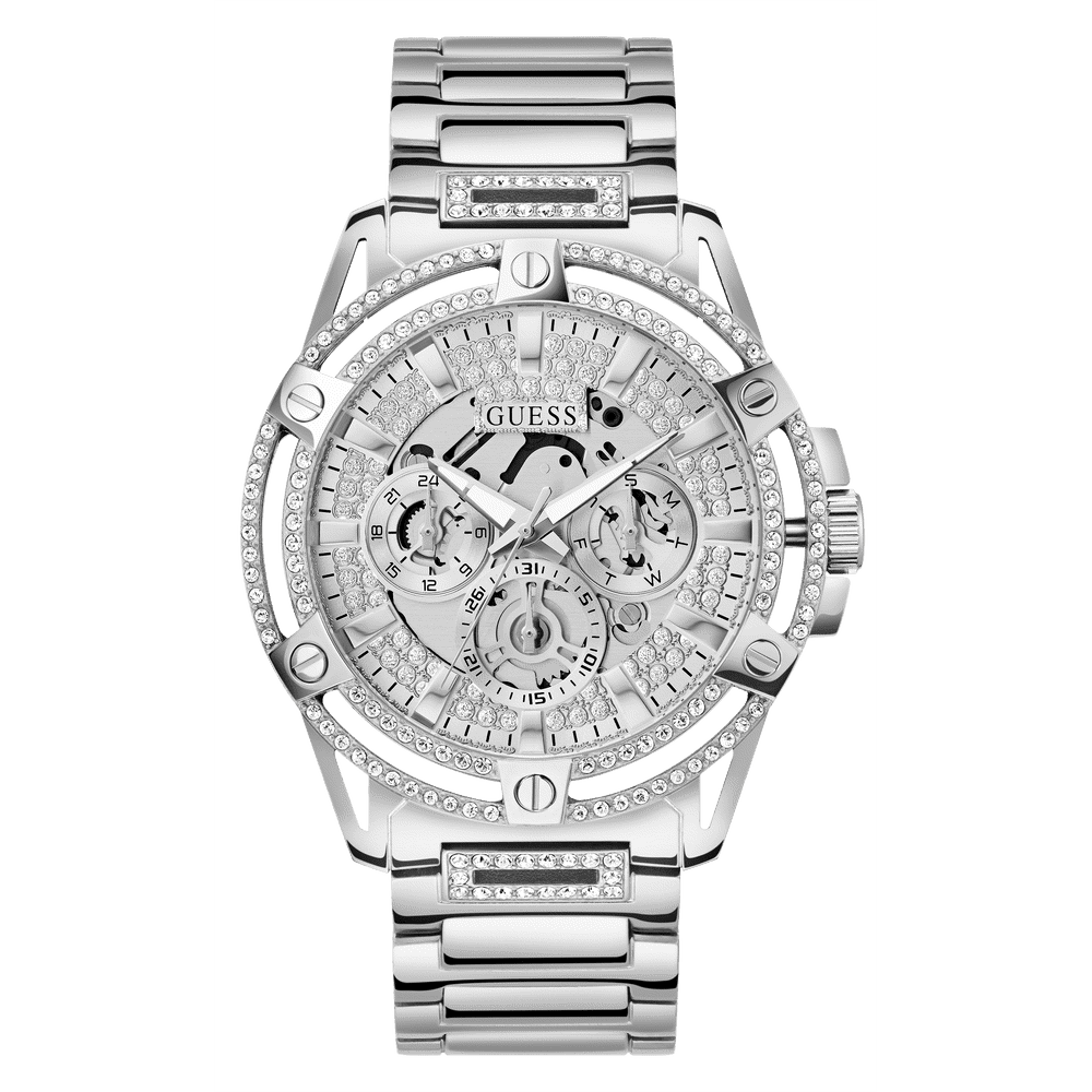 Guess King Silver Men's Watch GW0497G1 Watches Guess 