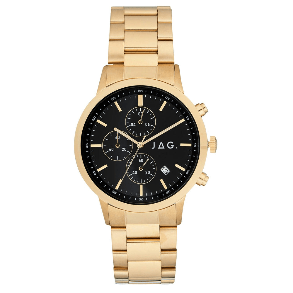 JAG Carlton Black and Gold Watch J2689A Watches Jag 