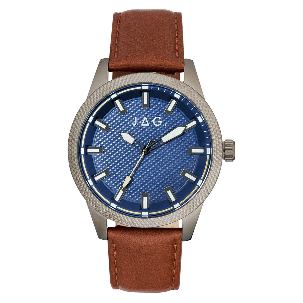 JAG Belmont Blue and Tan Watch J2684 Watches Jag 