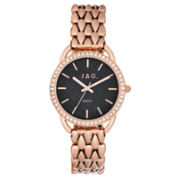 Jag Kimberley Analogue Black Face Women's Watch J2672A Watches Jag 
