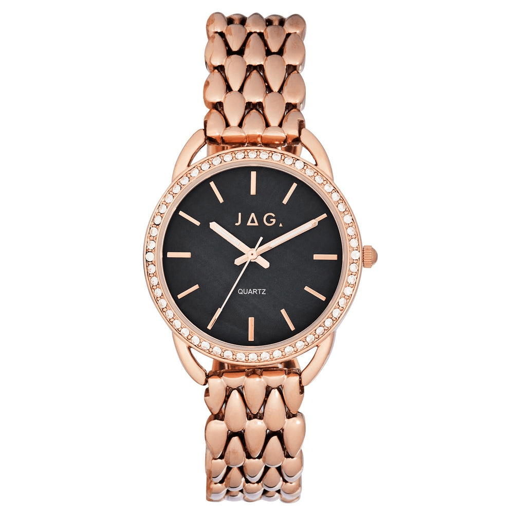 Jag Kimberley Analogue Black Face Women's Watch J2672A Watches Jag 