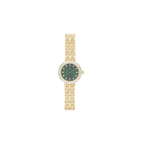 Roberto Carati Milania Green Face Gold Coloured Watch M1027 BE-V5 Watches Roberto Carati 