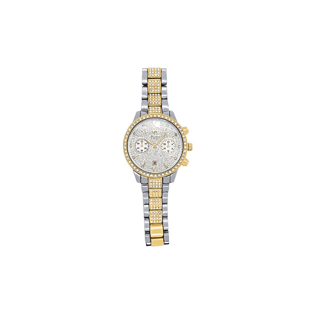 Roberto Carati Brandy Yellow Gold Toned and Silver Toned Women's Watch M9077-V4 Watches Roberto Carati 