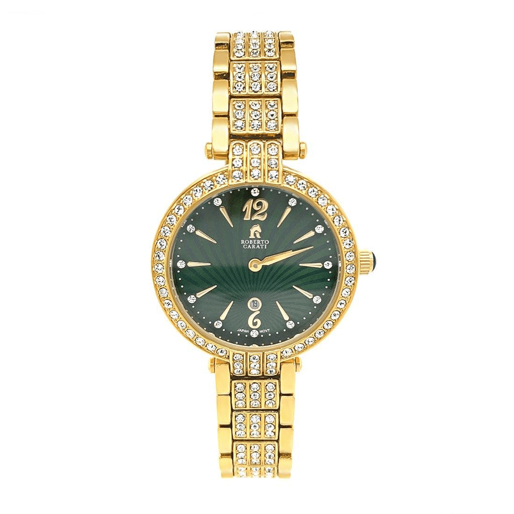 Roberto Carati Winslet Green and Gold Women's Watch M9061-V5 Watches Roberto Carati 