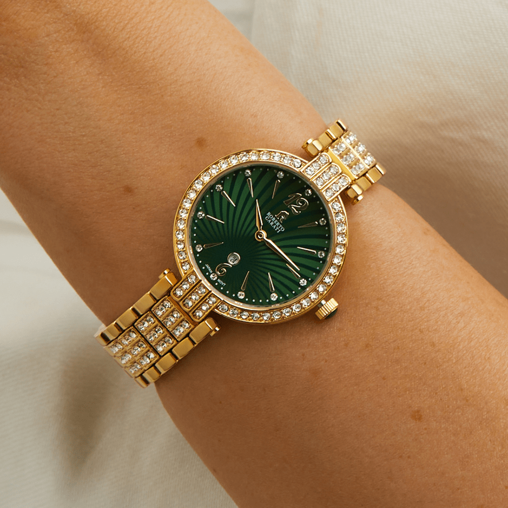 Roberto Carati Winslet Green and Gold Women's Watch M9061-V5 Watches Roberto Carati 