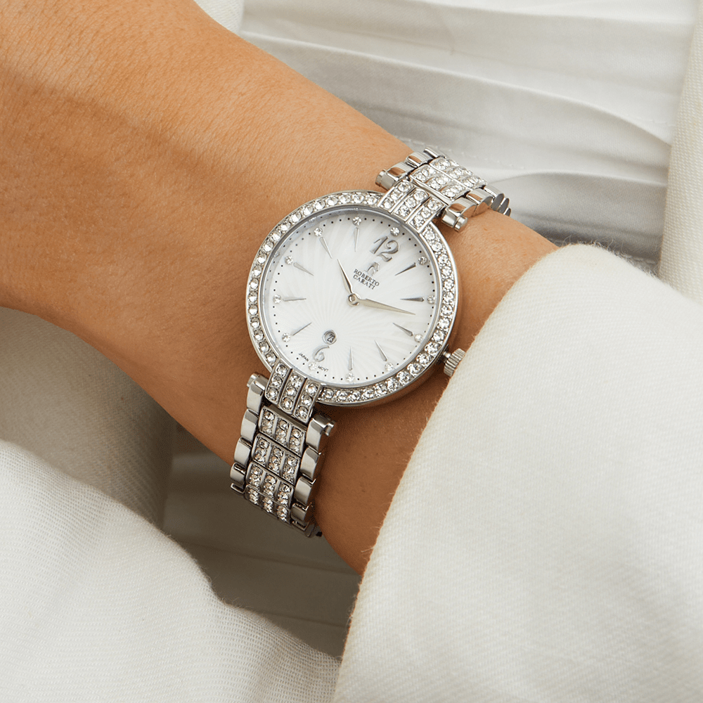Roberto Carati Winslet Crystal Silver Women's Watch M9061-V3 Watches Roberto Carati 