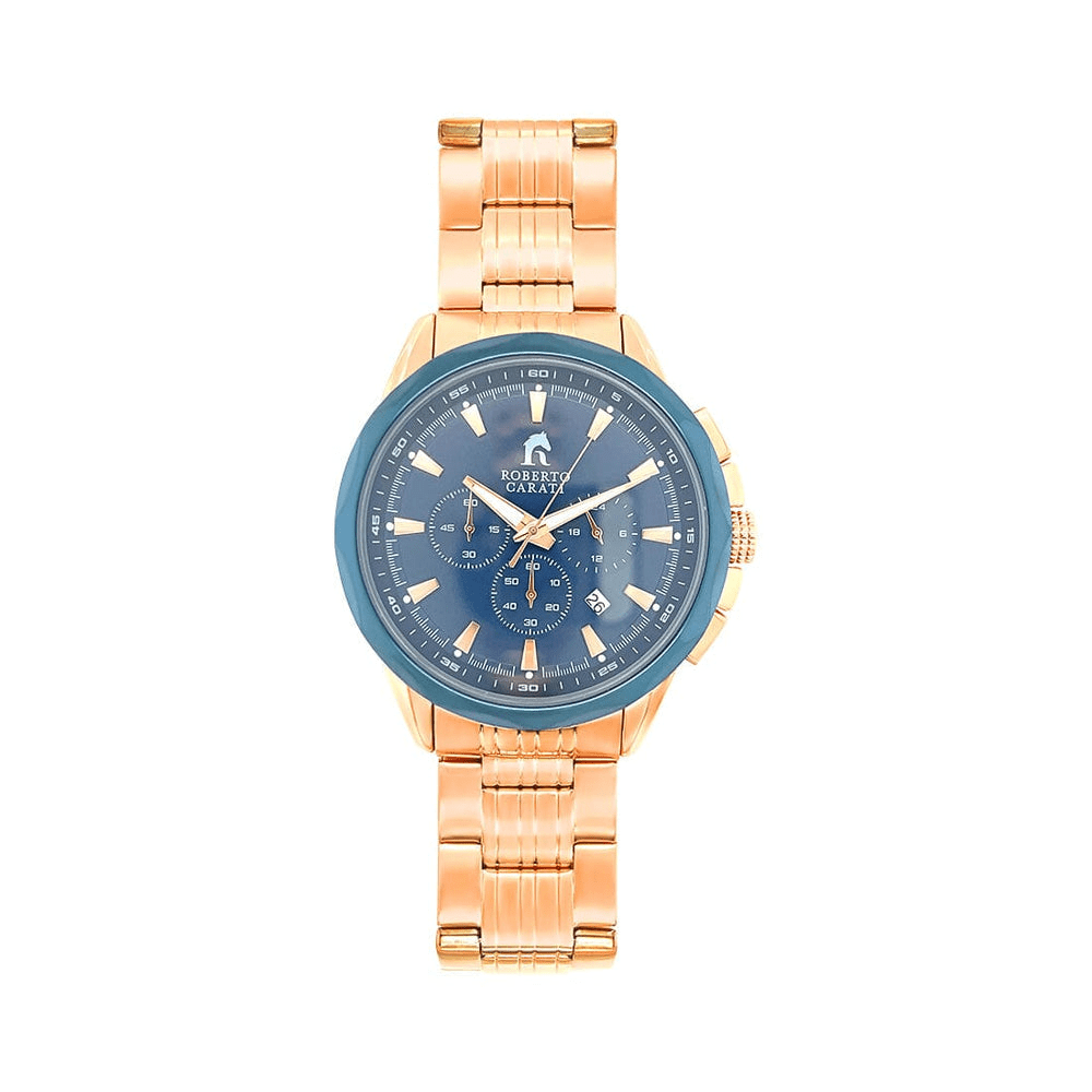 Roberto Carati Gareth Blue and Rose Gold Men's Watch CA262-V6 Watches Roberto Carati 