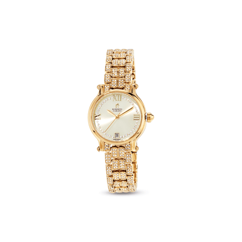 Roberto Carati Gold Coloured Crystal Face Watch M9148-V2 Watches Roberto Carati 