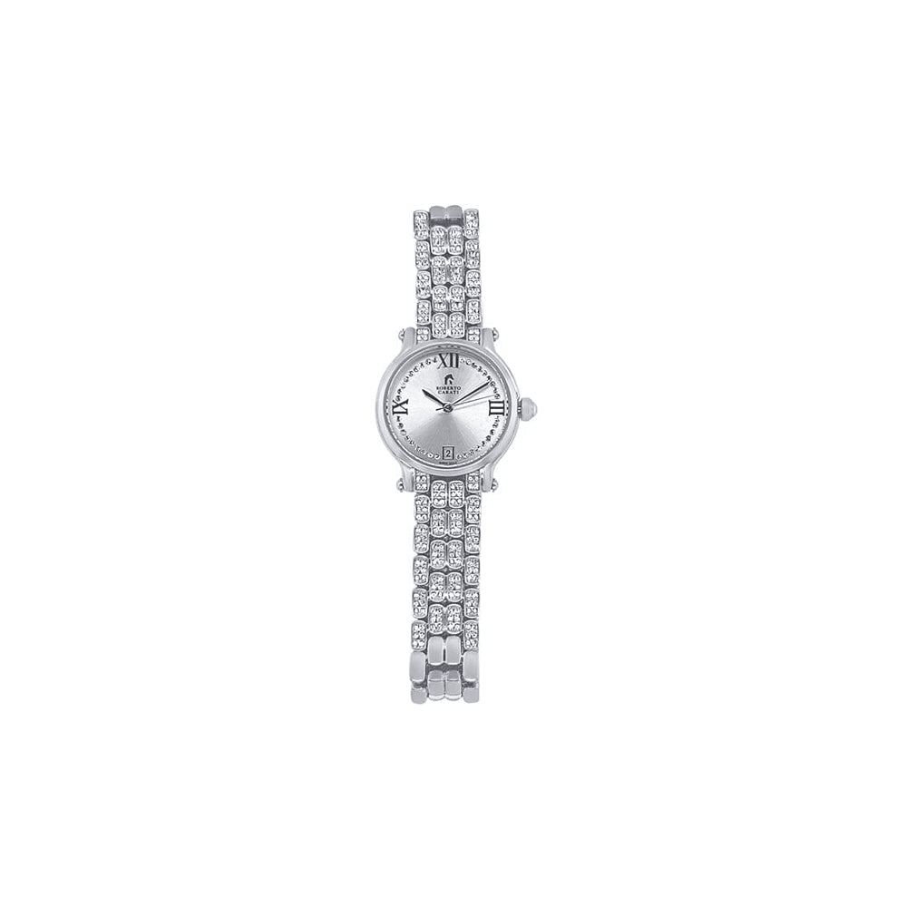 Roberto Carati Tina Silver Coloured Crystal Face Watch M9148-V1 Watches Roberto Carati 
