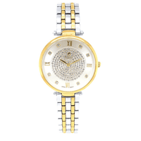 Roberto Carati Charli Crystal Two Tone Silver and Gold Women's Watch M9086-V2 Watches Roberto Carati 