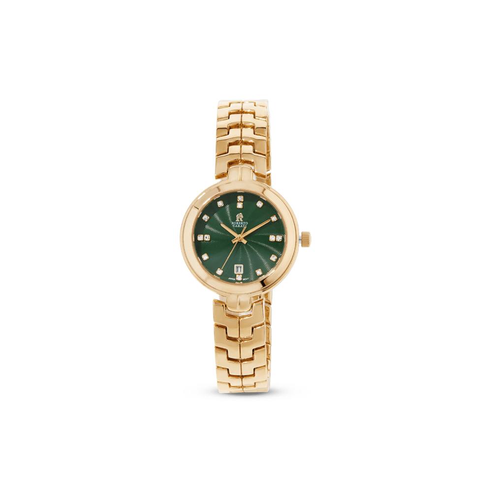 Roberto Carati Willow Green and Yellow Gold Toned Women's Watch M9316-V4 Watches Roberto Carati 