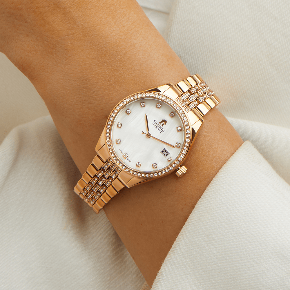 Roberto Carati Diana Rose Gold Ladies Watch M1023 BE-V3 Watches Roberto Carati 