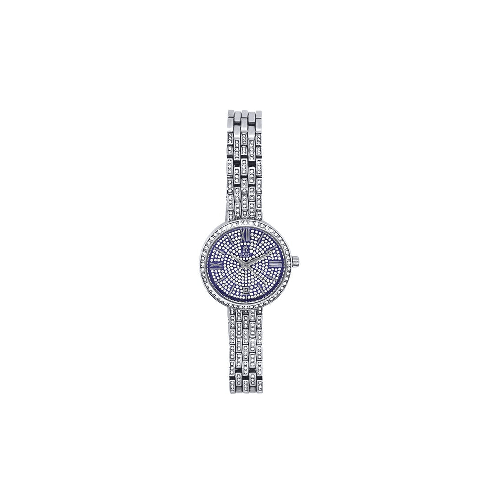 Roberto Carati Belle Blue and Silver Toned Crystal Women's Watch M9611-V7 Watches Roberto Carati 