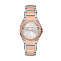 Armani Exchange Three-Hand Two-Tone Stainless Steel Watch AX4607 Watches Armani Exchange 