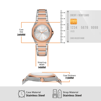 Armani Exchange Three-Hand Two-Tone Stainless Steel Watch AX4607 Watches Armani Exchange 
