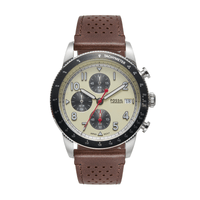 Fossil Sport Tourer Chronograph Brown LiteHide Leather Watch FS6042 Watches Fossil 