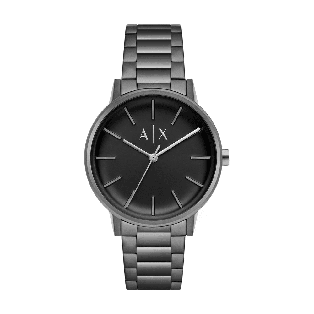 Armani Exchange Three-Hand Gunmetal Stainless Steel Watch AX2761 Watches Armani Exchange 