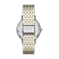 Armani Exchange Three-Hand Two-Tone Stainless Steel Watch and Bracelet Set AX7156SET Armani Exchange 