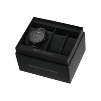 Armani Exchange Chronograph Black Stainless Steel Watch and Bracelet Set AX7153SET Armani Exchange 
